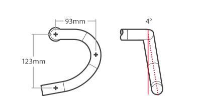 Bontrager Lenker Bontrager Elite Aero VR-CF 42cm Black Produktbild 1