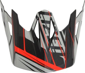 Specialized Dissident Visor Dirty White/Rocket Red Octane ONE SIZE